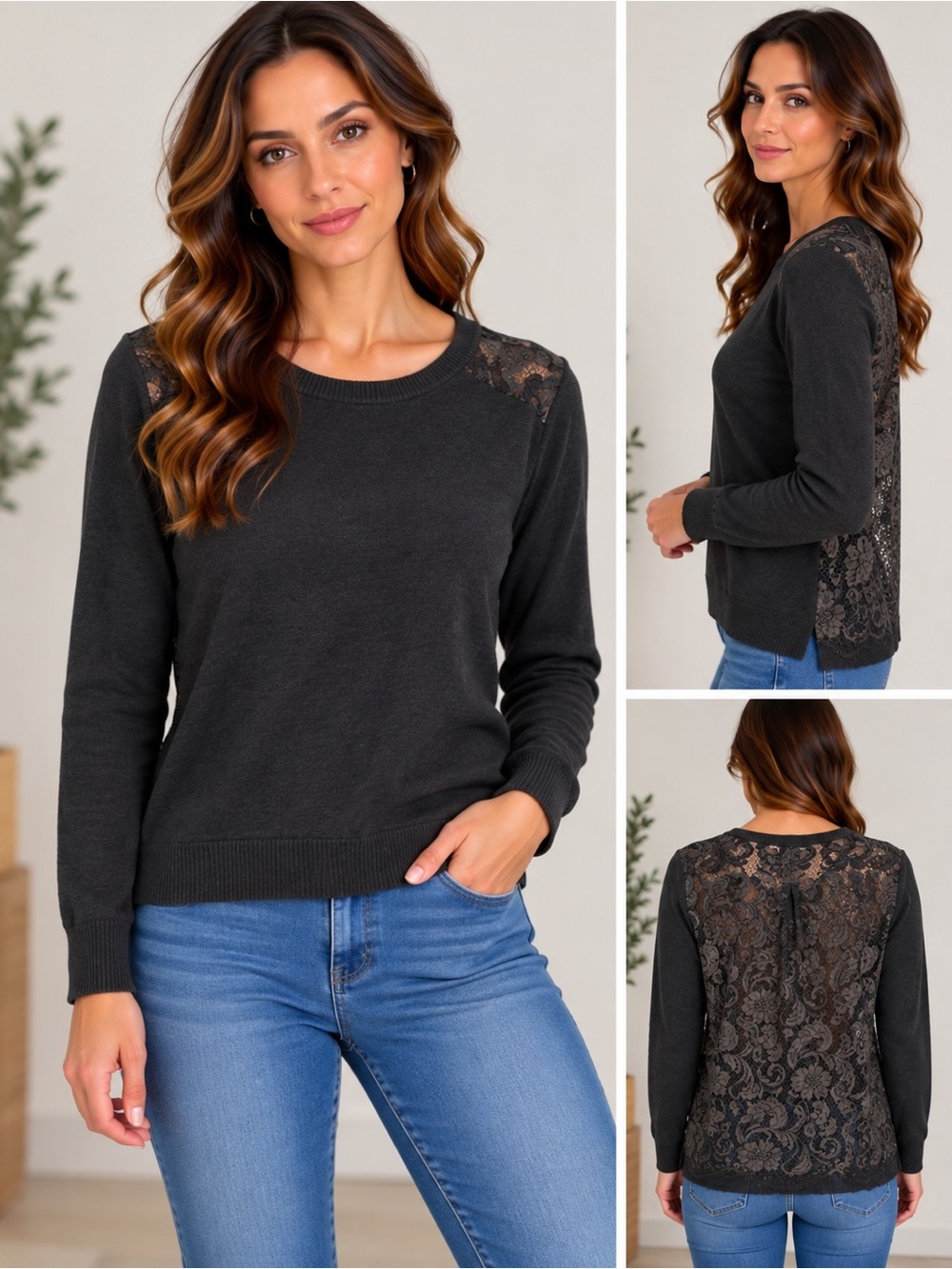 Women's CAbi sweater Medium